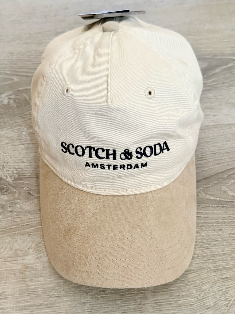 Scootch & Soda Amsterdam Two Tone Beige Baseball Hat